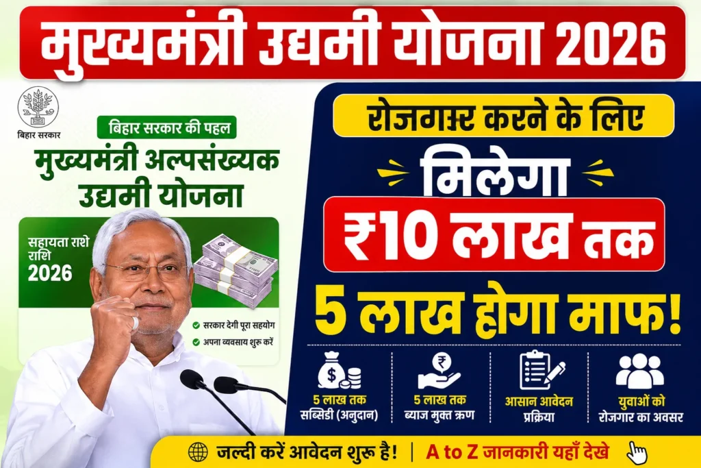 Bihar Udyami Yojana 2026