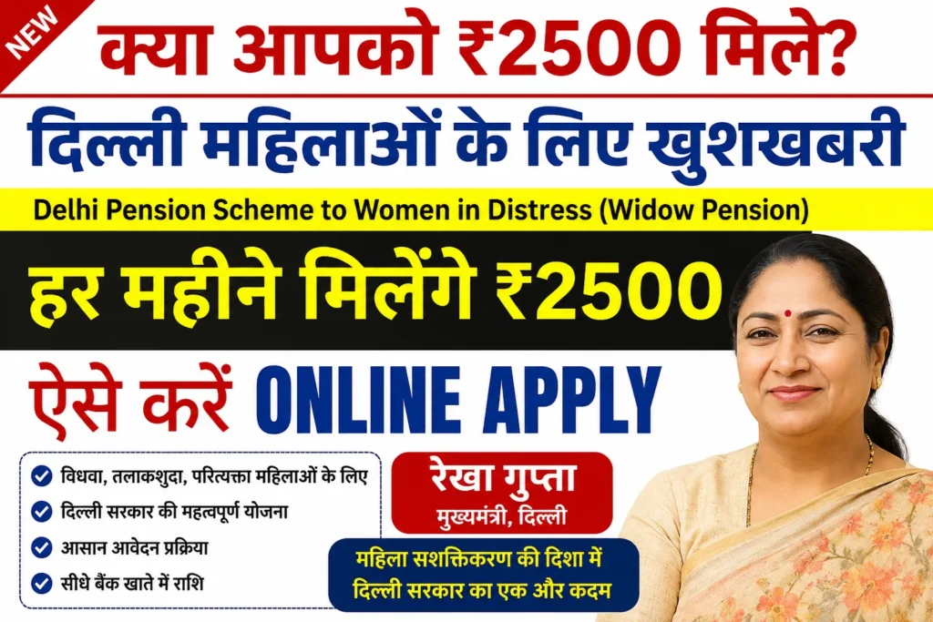 Delhi Mahila Nirashrit Pension Yojana 2026